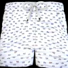 Bermuda bike fantasia bicicletta Pantaloncino Box Mare puro Cotone Shorts 2 tasche laterali Made in Italy