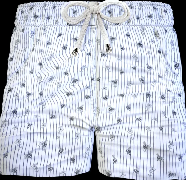 Bermuda Boxer Pantaloncino puro Cotone Shorts 2 tasche laterali Made in Italy