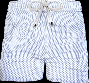 Bermuda Pantaloncino puro cotone popeline pois Shorts 2 tasche laterali Made in Italy