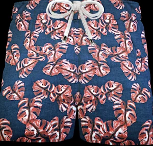 Bermuda Pantaloncino Puro cotone fantasia Shorts 2 tasche laterali Made in Italy