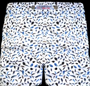 Bermuda Pantaloncino puro cotone fantasia Shorts 2 tasche laterali Made in Italy
