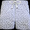 Bermuda Rigato Bike Pantaloncino Box Mare puro Cotone Shorts 2 tasche laterali Made in Italy