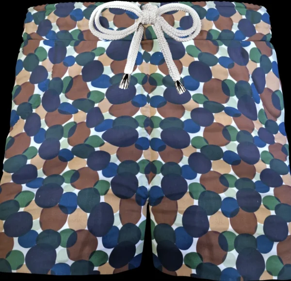Bermuda Shorts Fantasia 100% cotone Pantaloncino 2 tasche laterali Made in Italy