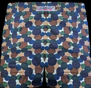 Bermuda Shorts Fantasia 100% cotone Pantaloncino 2 tasche laterali Made in Italy
