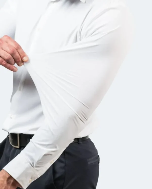 Camicia Bianca Stretch No Stiro No Piega No Iron anti alone made in italy massima traspirabilità