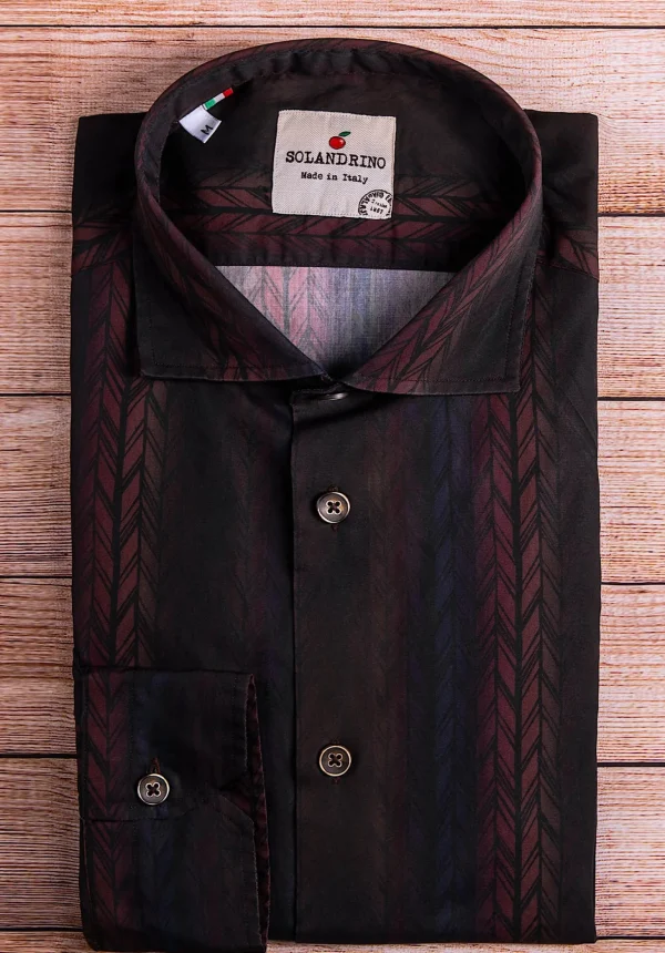 Camicia dark fantasy design cotone made in italy