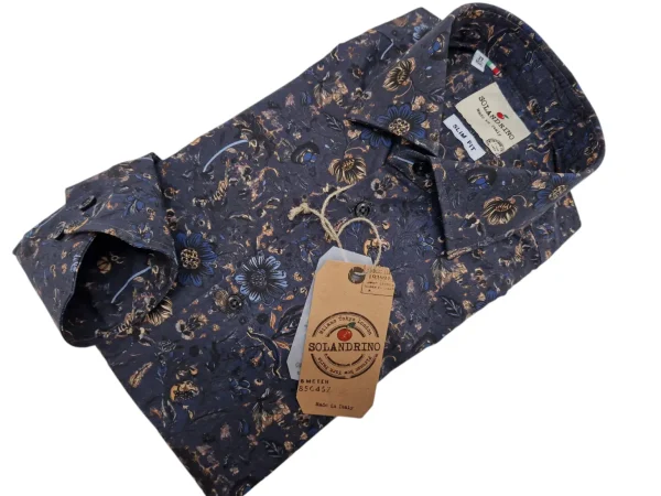 Camicia fantasia Fashion cotone fantasia cotone made in italy