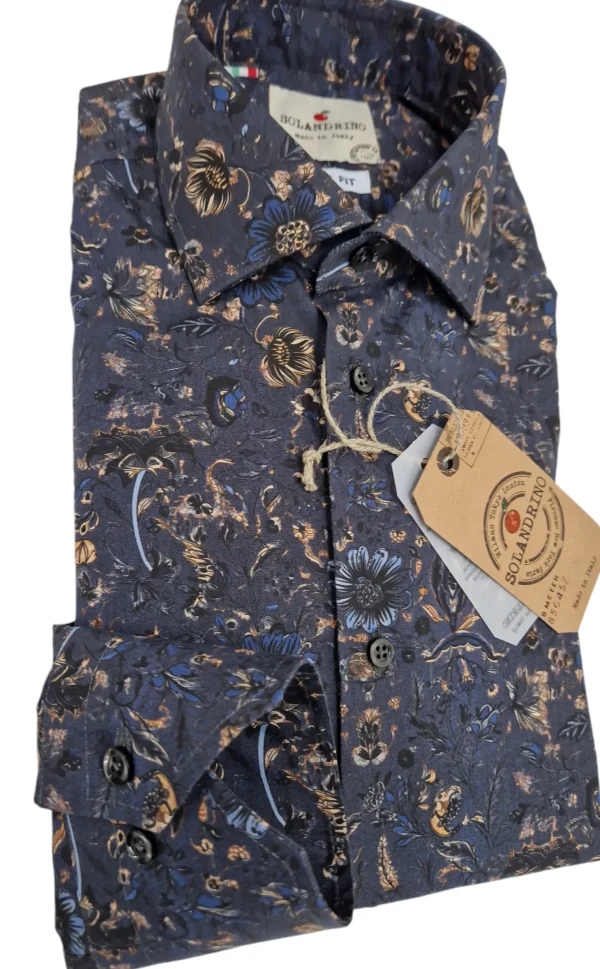 Camicia fantasia Fashion cotone fantasia cotone made in italy