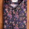 Camicia Fashion paisley cotone fantasia fiorato made in italy