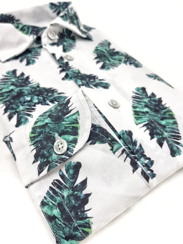 Camicia hawaii Fashion cotone fantasia cotone made in italy