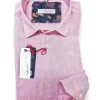Camicia Rosa puro Lino made in Italy - Pink Linen Shirt