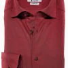 Camicia rossa in cotone Lino Rosso made in Italy - Red Linen Shirt
