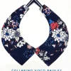 Colletto Donna fashion Design Visco Paisley collarino cotone