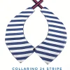 Colletto Donna fashion Design Stripe 24 collarino 100% cotone