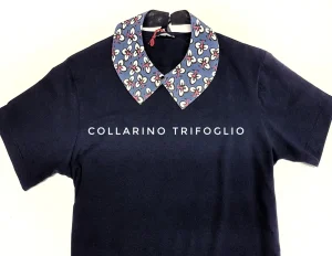 Colletto Donna fashion Design Trifoglio collarino 100% cotone