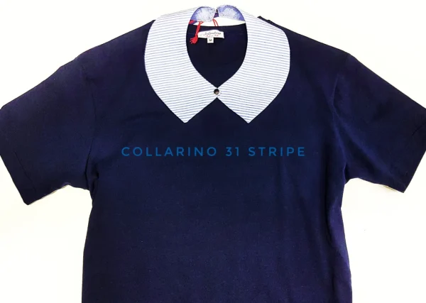 Colletto Donna fashion Design 31 stripe collarino cotone