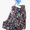Costume da Bagno fantasia Club slip interno  morbido tessuto asciugatura rapida Boxer mare uomo fantasia Club  con 2 tasche laterali Made in Italy