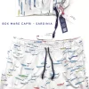 Costume da Bagno fantasia Sardinia slip interno  morbido tessuto asciugatura rapida Boxer mare uomo fantasia Sardinia con 2 tasche laterali Made in Italy