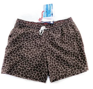 Costume da Bagno fantasia SAFARI slip interno  morbido tessuto asciugatura rapida Boxer mare uomo fantasia SAFARI con 2 tasche laterali Made in Italy