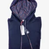 Felpa blu con Cappuccio design Vespa Rossa made in Italy Fantasia 100% cotone  Unisex Sweatshirt blue Vespa Hoodie