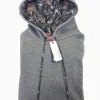 Felpa Grigia con Cappuccio design Urban Jungle made in Italy Fantasia 100% cotone  Unisex Sweatshirt Grey Hoodie