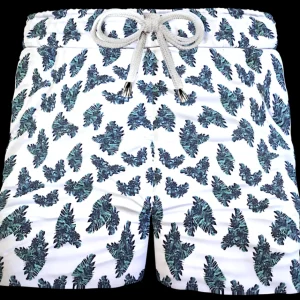 Pantaloncino in Jersey cotone Shorts Bermuda fantasia Tropical 100% Cotone 2 tasche laterali Made in Italy