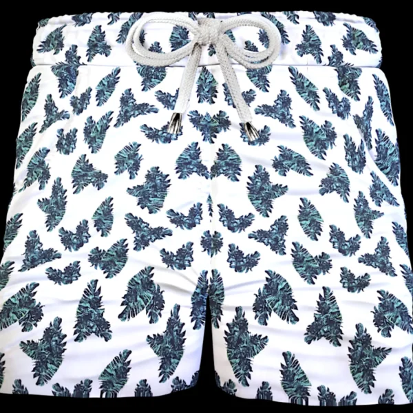 Pantaloncino in Jersey cotone Shorts Bermuda fantasia Tropical 100% Cotone 2 tasche laterali Made in Italy