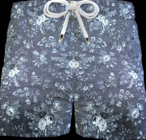 Pantaloncino Jeans Shorts Bermuda Fantasia puro Cotone 2 tasche laterali Made in Italy