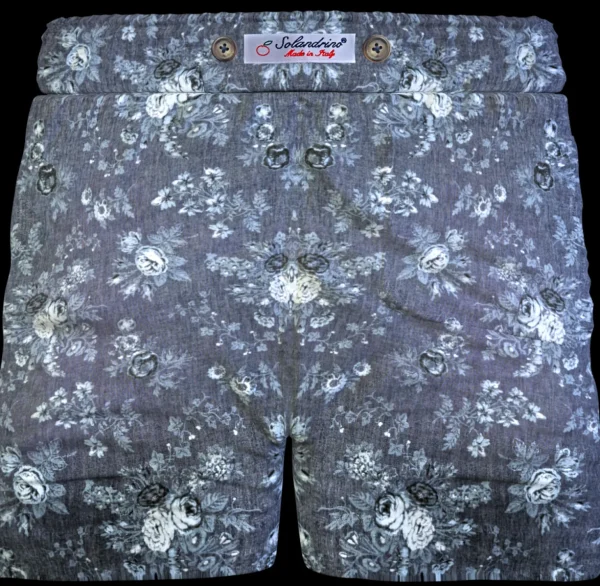 Pantaloncino Jeans Shorts Bermuda Fantasia puro Cotone 2 tasche laterali Made in Italy