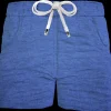 Pantaloncino Shorts Bermuda Azzurro Denim cotone Lino 2 tasche laterali Made in Italy