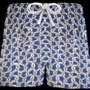 Pantaloncino Shorts Bermuda nodo marino 100% Cotone 2 tasche laterali Made in Italy