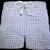 Pantaloncino Shorts Bermuda Micro Fantasia Geometrica 100% Cotone 2 tasche laterali Made in Italy