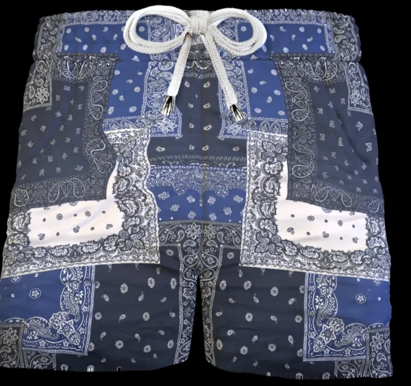 Pantaloncino  Shorts Bermuda Fantasia 100% Cotone 2 tasche laterali Made in Italy