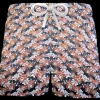 Pantaloncino Shorts Bermuda fantasia Hawaii Orange 100% Cotone 2 tasche laterali Made in Italy