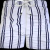 Pantaloncino Shorts Bermuda Fantasia Rigata 100% cotone 2 tasche laterali Made in Italy