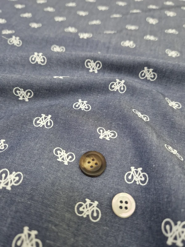 Pantaloncino Shorts Bermuda fantasia bike bicicletta 100% Cotone 2 tasche laterali Made in Italy