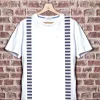 T-shirt made in italy 100% cotone jersey pettinato "MODELLO BRETELLA STRAP MARINE"