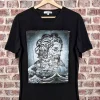 T-shirt made in Italy fantasia Eolo 100% cotone jersey pettinato -DESIGN Eolo -