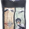 Tshirt made in Italy fantasia strike the pose 100% cotone jersey pettinato -DESIGN -
