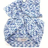 Turbante azzurro  Fashion in cotone design fascia capelli fisherwoman hairband Made in Italy