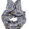 Turbante Fantasia Design Maiolica Capri cotone  Made in Italy Fascia Capelli hairband