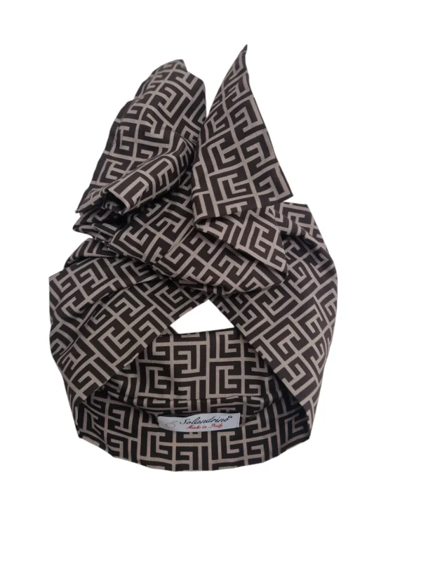 Turbante Fantasia Design cotone  Made in Italy Fascia Capelli hairband