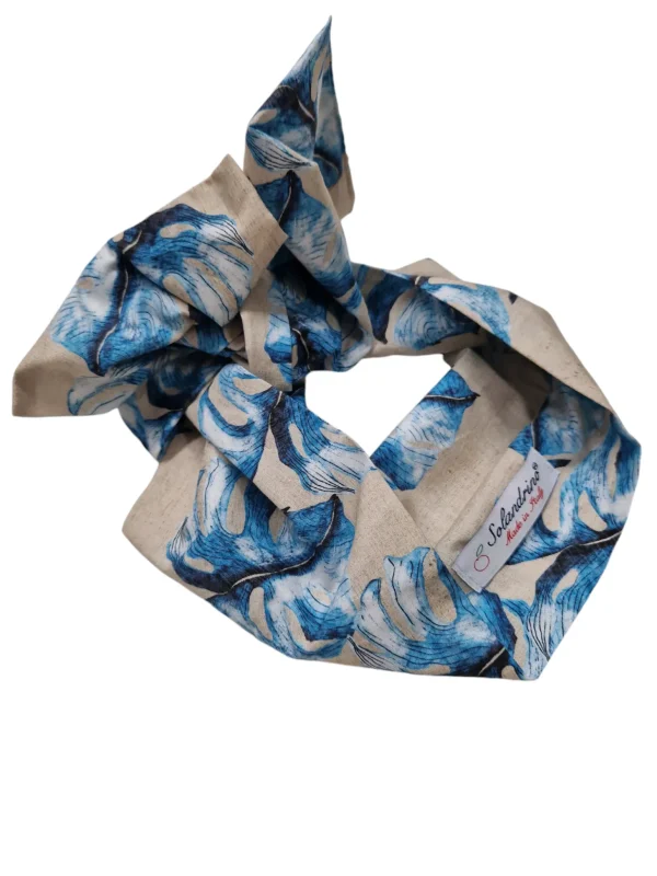 Turbante Fantasia design cotone  Made in Italy Fascia Capelli hairband
