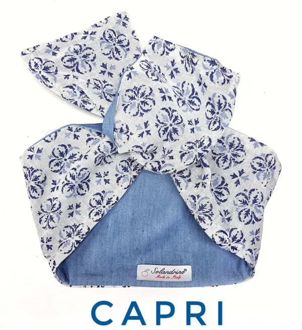 Turbante Fantasia in cotone design CAPRI Made in Italy