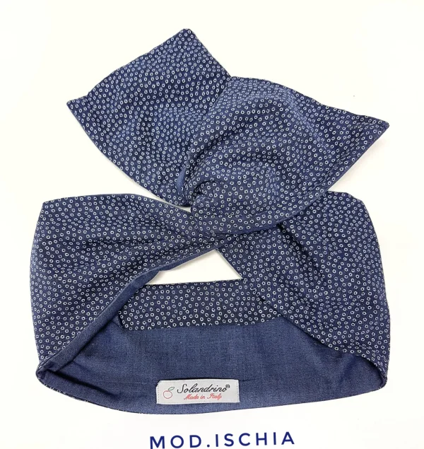 Turbante Fantasia in cotone design ISCHIA Made in Italy