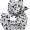 Turbante Fantasia Vespa Design puro cotone  Made in Italy Fascia Capelli hairband