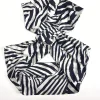 Turbante Fashion in cotone fascia capelli design Animalier Zebrato hairband Made in Italy