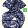 Turbante Fashion in cotone Fantasia paisley 18 blu  Made in Italy