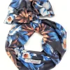 Turbante hawaiano floreale  in cotone  made in Italy fascia capelli hairband