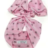 Turbante rosa Fashion in cotone fascia capelli design Pink bike hairband Made in Italy